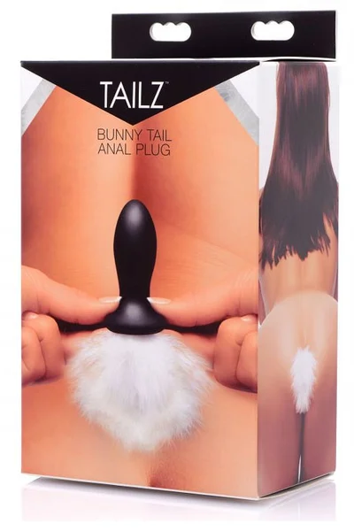 Tailz 2.5" Anal Plug with Fluffy Bunny Tail — image 6 of 6
