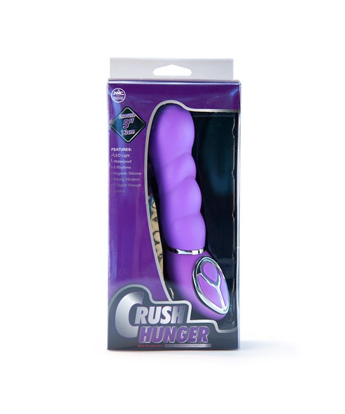 Crush waterproof G-spot vibrator