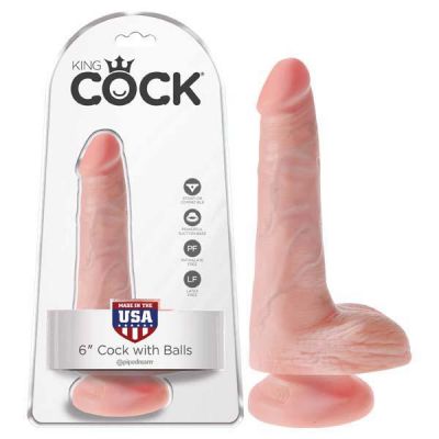 King Cock 6 Cock with Balls