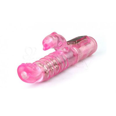 Dolphin Beaded Jack Rabbit Vibrator