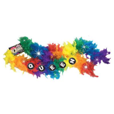 Pride Queen Flashing Feather Boa