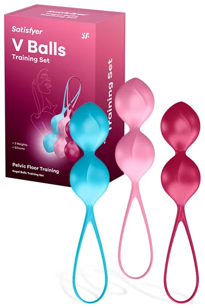 Satisfyer 6" Weighted Dual Kegel Balls (3 Pce Set) — image 5 of 8