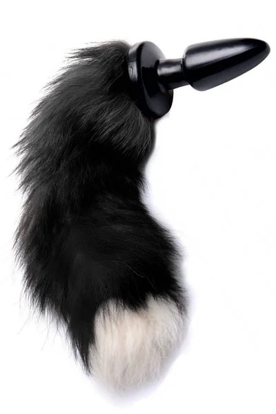 Tailz 4.5" Butt Plug with Fluffy Fox Tail — image 3 of 4