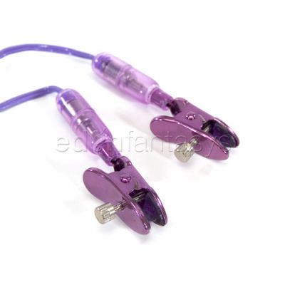 Micro heated vibe nipple clamp