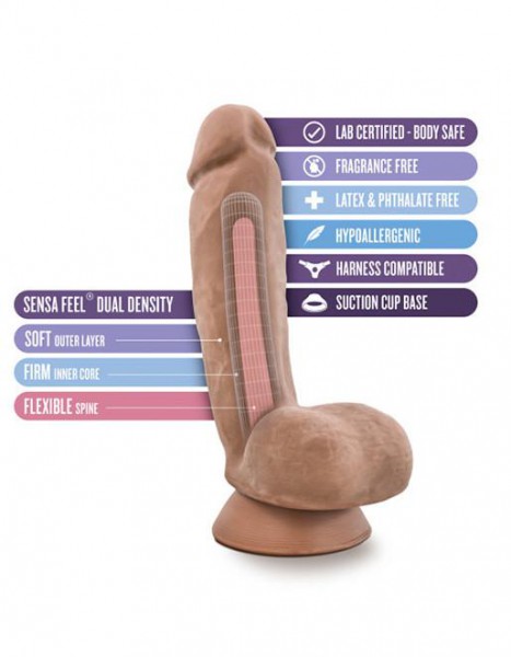 Au Naturel Macho Suction Cup Dildo