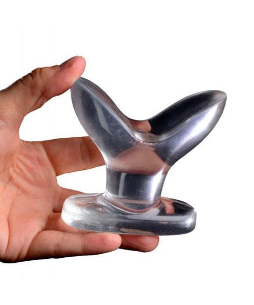 Master Series Anchored Clear Anal Plug