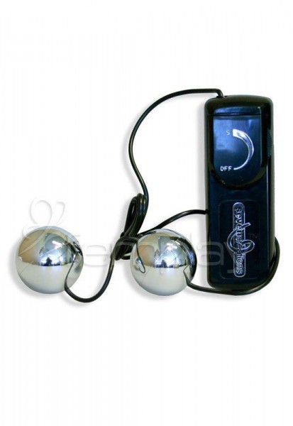 Unisex Vibrating Orgasm Balls - Silver