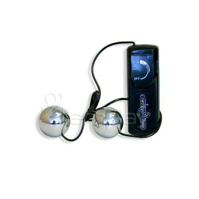 Unisex Vibrating Orgasm Balls Silver