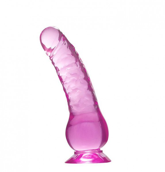 Quartz Violet 7 Inch PVC Purple Dildo