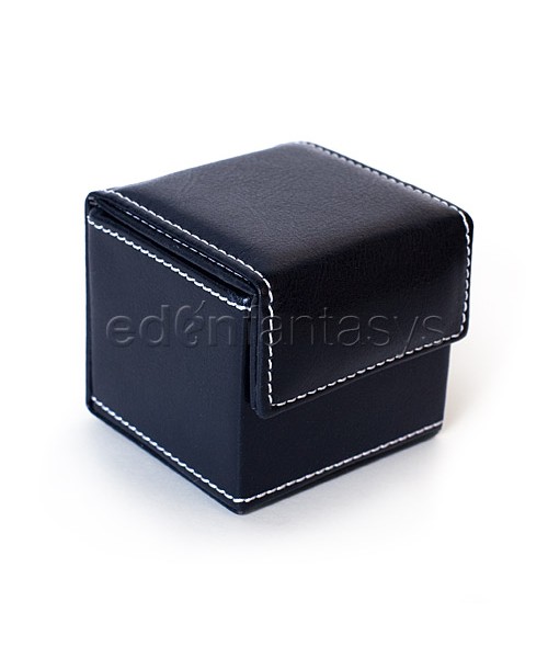 Black condom cube