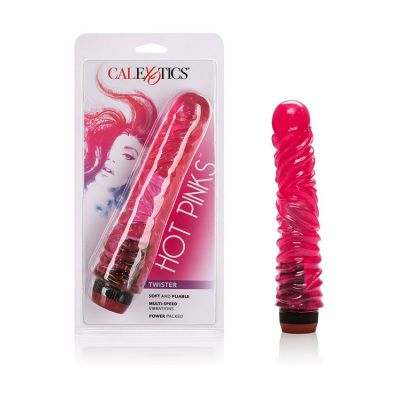 California Exotic 8 Vibrating Ribbed Jelly Dong