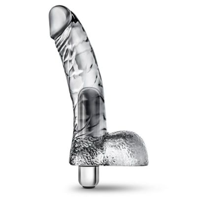Blush Novelties Naturally Yours Vibrating Ding Dong 6 5 Clear
