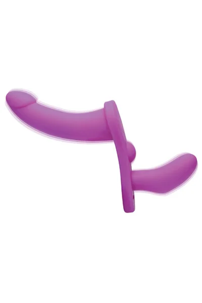 Strap U 9.5" Vibrating Strap-On With Harness & Remote — image 9 of 19