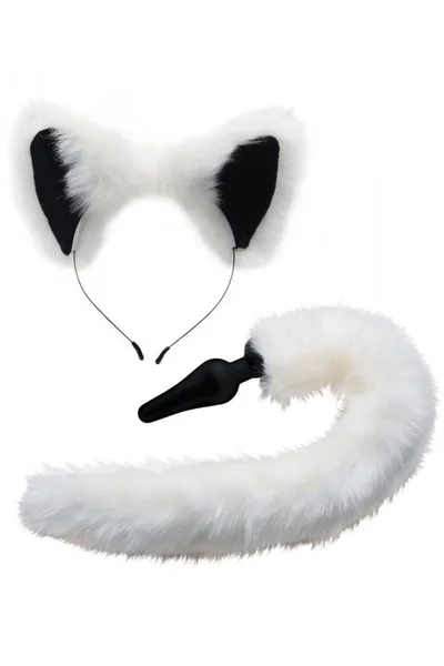 Tailz Faux Fur Fox Tail Butt Plug & Ears — image 5 of 7