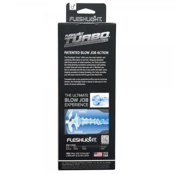 FLESHLIGHT TURBO THRUST BLUE ICE