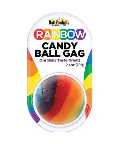 Rainbow Candy Ball Gag