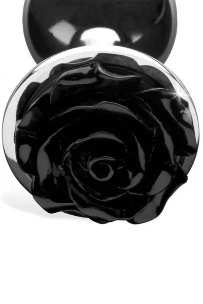 Booty Sparks 3" Metal Butt Plug with Rose Base — image 6 of 12