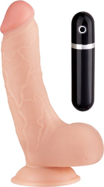 7.5" Vibrating Dong (Flesh)