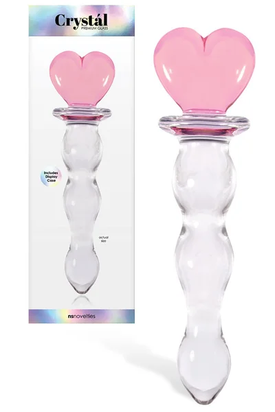 nsnovelties Crystal Glass 8" Wand with Heart Handle — image 4 of 6