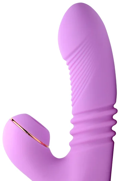 Inmi Shegasm 9" Thrusting Suction Rabbit Vibrator — image 10 of 24