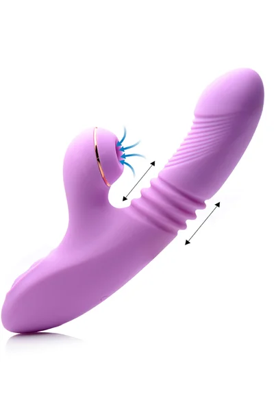 Inmi Shegasm 9" Thrusting Suction Rabbit Vibrator — image 15 of 24
