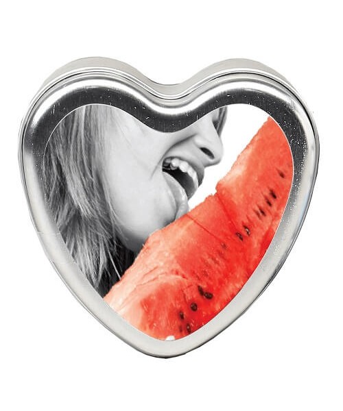 Earthly Body 3 in 1 Edible Massage Heart Candle