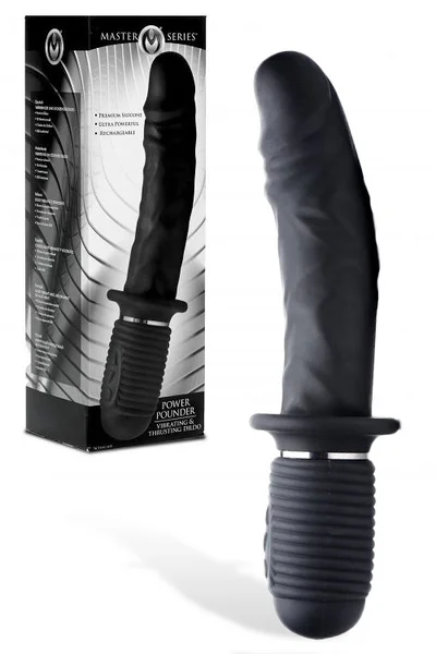 Master Series Realistic 10.75" Vibrating Silicone Thruster — image 13 of 24