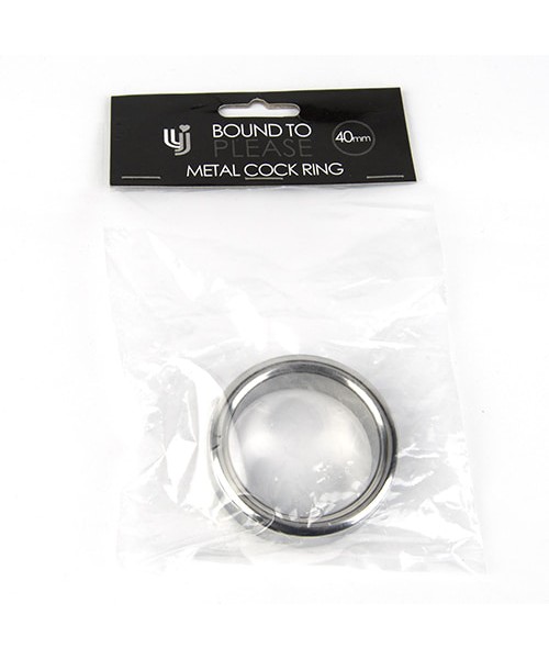 Bound to Please Metal Cock and Ball Ring – 40mm