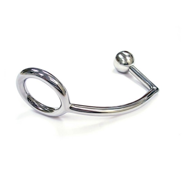 Rouge Stainless Steel Cock Ring & Anal Probe