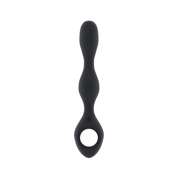 Jil Noah Silicone Flexible Couples Vibrator and Anal Beads