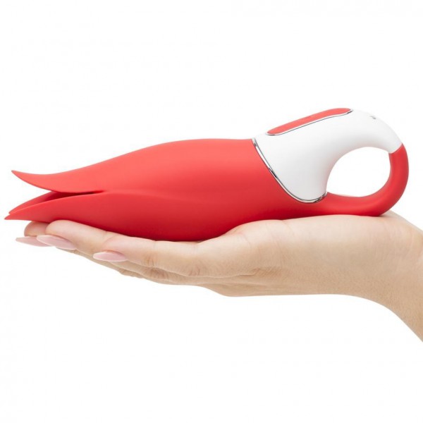 Satisfyer Power Flower 7.4" Silicone Clitoral Vibrator