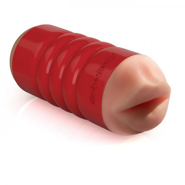 Mouth & Ass Dual-Density Squeezable Stroker