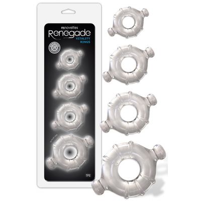 nsnovelties Vitality Cock Rings 4 Pack