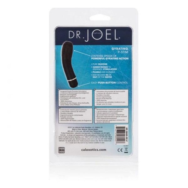 Dr. Joel Kaplan Gyrating P-Stim Vibrating Prostate Massager for Men