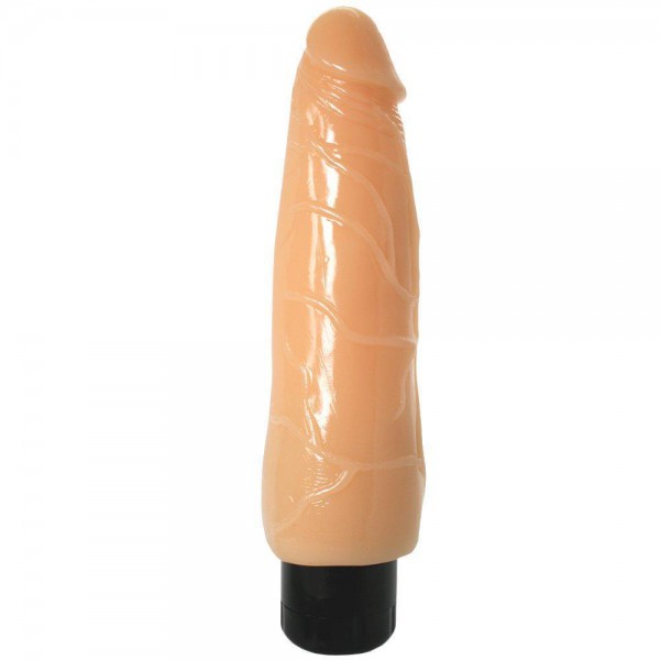 Large Flexible Vibrating Dildo - Lifelike Textures!