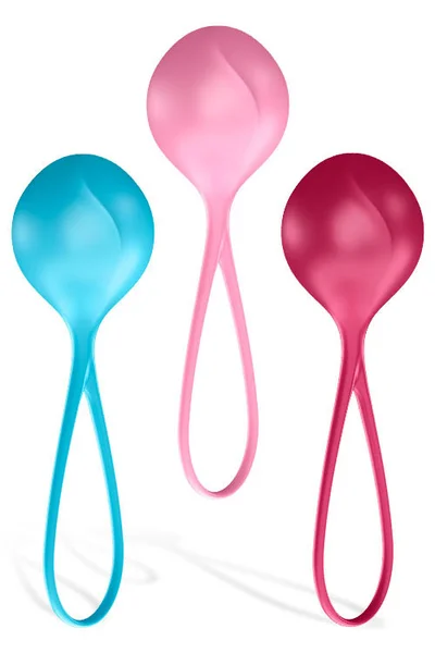 Satisfyer 5" Weighted Single Kegel Balls (3 Pce Set) — image 9 of 16
