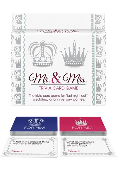 Kheper Games Mr & Mrs Trivia Card Game — image 2 of 2