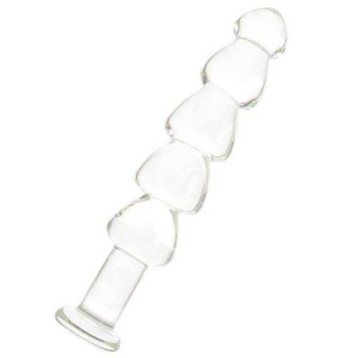 Anal Links Glass Toy XXL Dildo