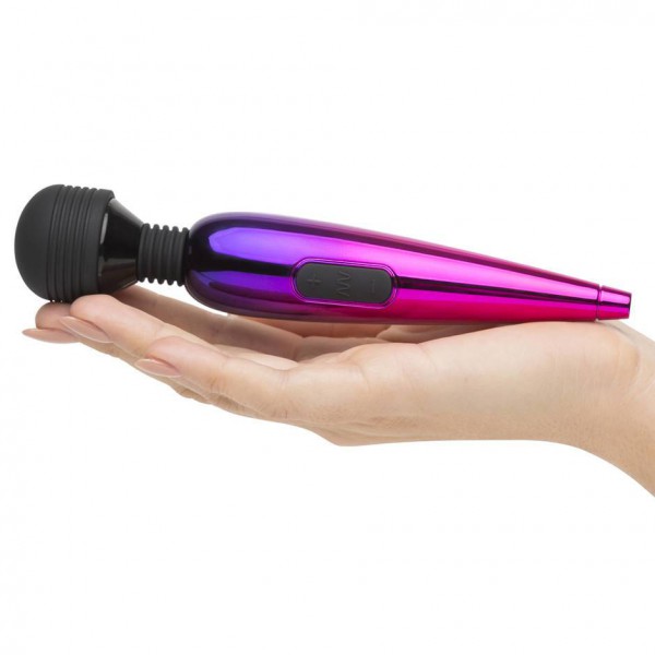 Lovehoney Deluxe Rechargeable Mini Metallic Massage Wand Vibrator