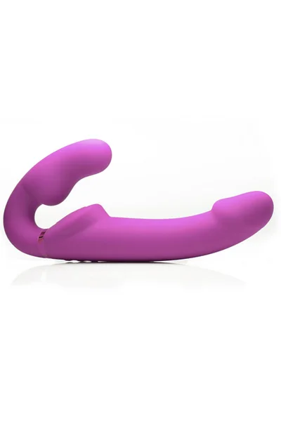 Strap U Inflatable Vibrating 9.5" Silicone Strapless Strap On With Remote — image 14 of 18