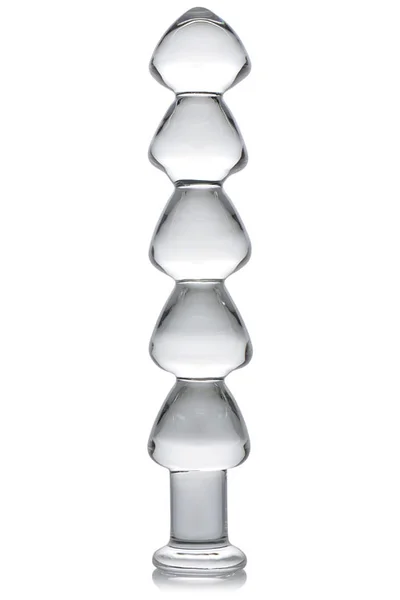 Master Series 5-Bead 11" Glass Dildo — image 9 of 16