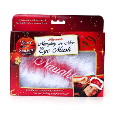 Reversible naughty or nice mask