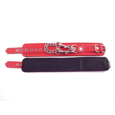 Harmony Red Leather Ankle Restraints