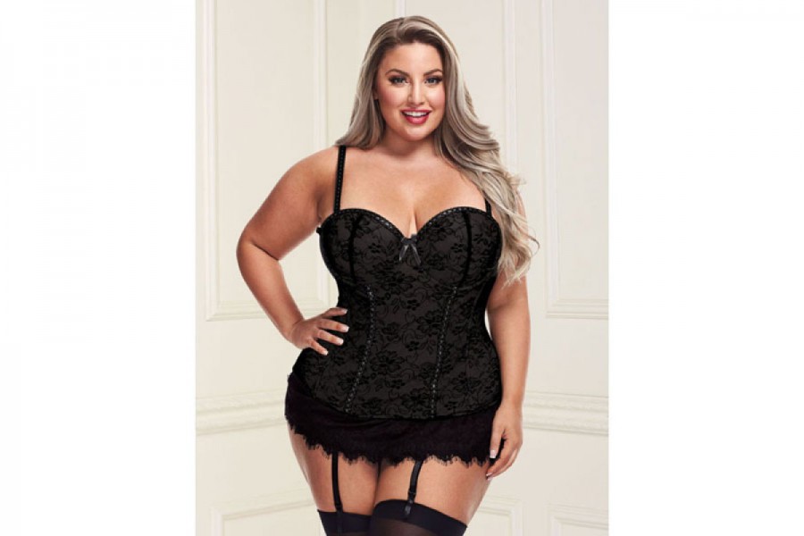 Baci 6016X Bustier and G-String Queen — image 4 of 22