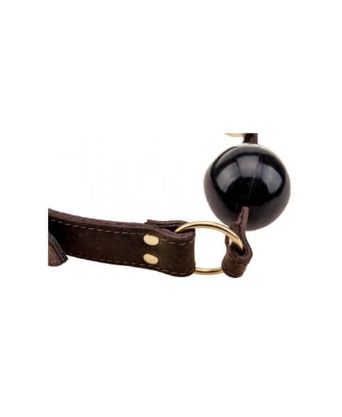 BOUND Nubuck Leather Solid Ball Gag