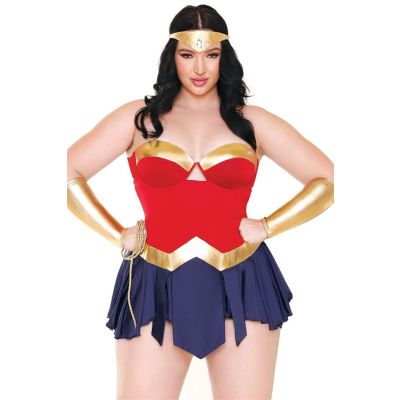 Curve Wonderbae Superhero Costume Set Plus Size