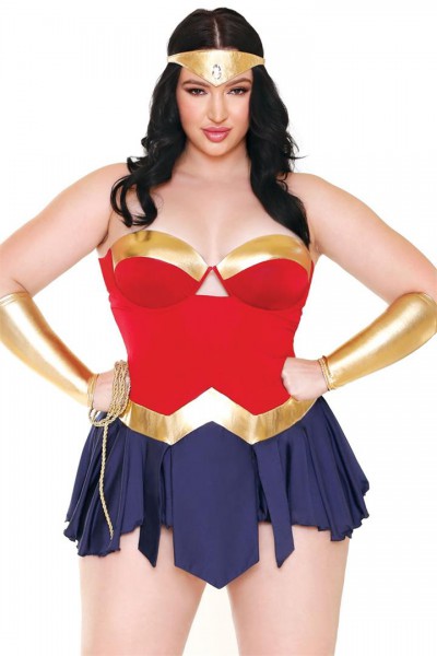 Curve - Wonderbae Superhero Costume Set (Plus Size)