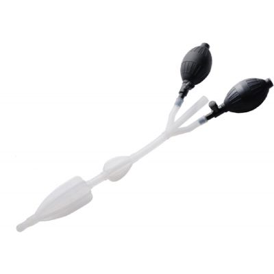 Silicone Double Bulb Nozzle Clear