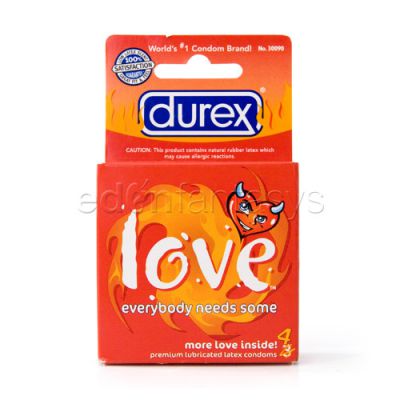 Durex love lubricated