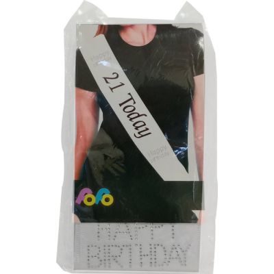 Happy Birthday 21 Today Sash White